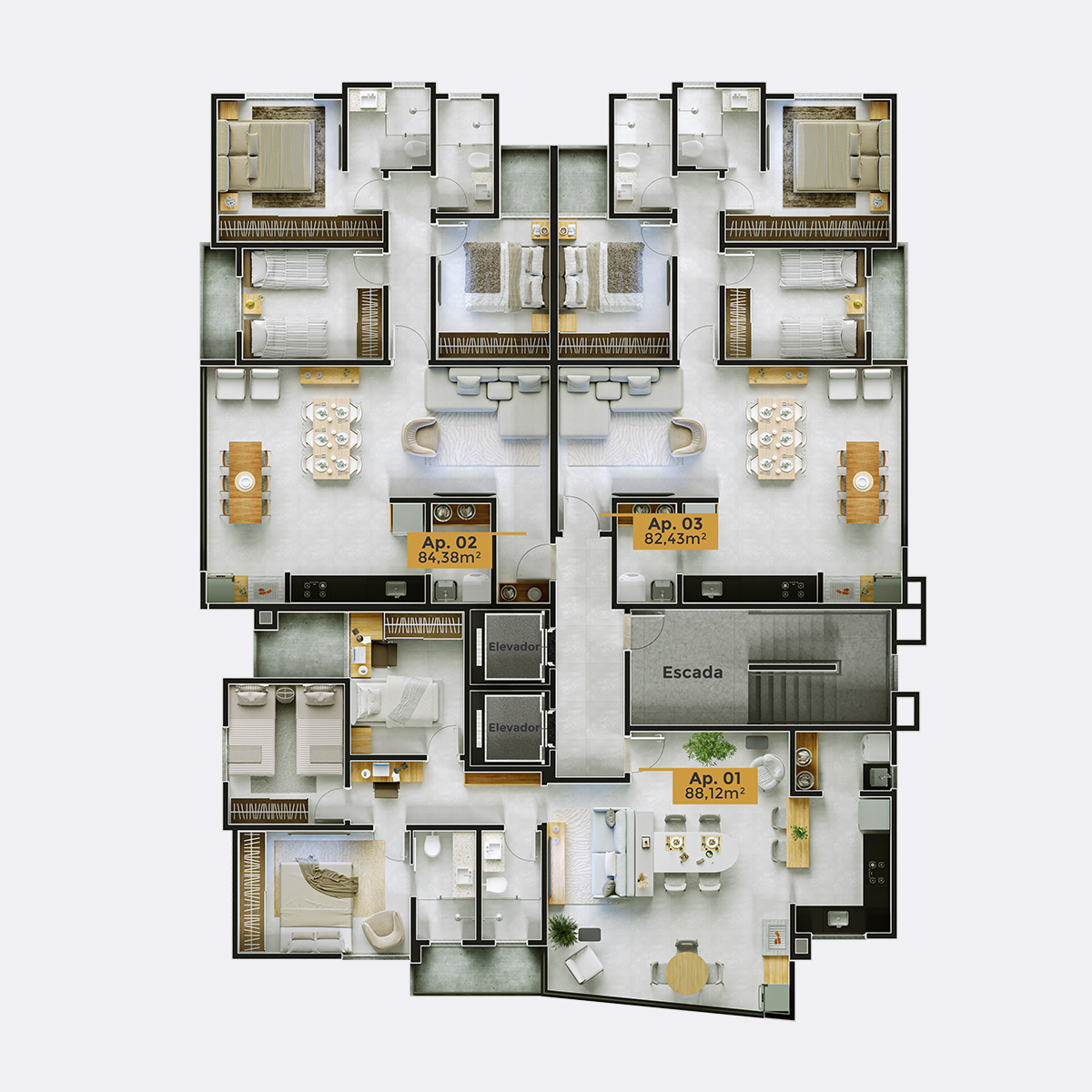 Planta Apartamentos